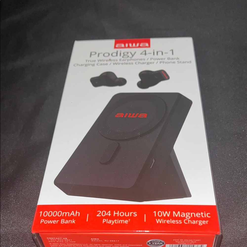 Aiwa Prodigy 4-in-1 Wireless Charger and Power Bank